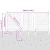 Hexagonální plot vidaXL Šedý 1,2x100 m Ocel, Plotové sloupky vidaXL se špičkou 13 ks Ø32 mm 140 cm Zinkovaná ocel 3353314