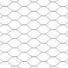 Plechový hexagonový plot Šedý 1,6x100 m Ocel 3353322
