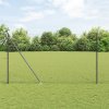 Plechový hexagonový plot Šedý 1,6x100 m Ocel 3353322