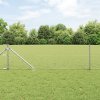 Hexagonální plot vidaXL 0.6x50 m Pozinkovaná ocel, Plotové sloupky vidaXL s hrotem 13 ks Ø32 mm 80 cm Pozinkovaná ocel 3353406