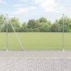 hexagonální plot 1.6x50 m pozinkovaná ocel, VidaXL sloupky plotu s základovými deskami 13 ks Ø32mm 88.5cm pozinkovaná ocel 3353850