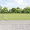 Hexagonální plot vidaXL 0.5x100 m pozinkovaná ocel, Plotové sloupky vidaXL s podložkami 13 ks Ø32mm 70cm pozinkovaná ocel 3353860