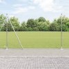 Hexagonový Plot vidaXL 1.5x100 m Pozinkovaná Ocel, Plotové Sloupky vidaXL se Základními Kapsami 13 ks Ø32mm 83.5cm Pozinkovaná Ocel 3353882