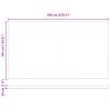 Manuální výsuvná markýza s LED béžová 600x350 cm 3331754