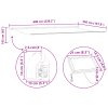 Manuální výsuvná markýza s LED béžová 600x350 cm 3331754