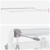Automatická zasouvací markýza Zelená a bílá 600x350 cm 3331807