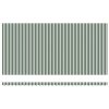 Ruční sklápěcí markýza s LED Zelená a bílá 600x350 cm 3331810
