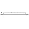 Ruční sklápěcí markýza s LED Zelená a bílá 600x350 cm 3331810