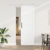 Posuvné dveře Sada 2 Bílá Dřevo 78 x 232 cm Posuvný komponenty 3333699