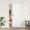 Posuvné dveře s instalační sadou Bílá 83x232 cm 3333705