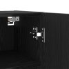 LED TV skříň Černý dub 30.5x30x102 cm Umělá dřeva 3334391