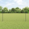 Šestiúhelníkový plot s 22 U sloupky Šedý 1x25 m Ocel 3336859