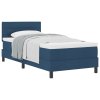 Boxspring postel s matrací modrá 90x190 cm textil 3338579