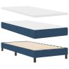 Boxspring postel s matrací modrá 90x190 cm textil 3338579