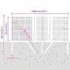 Svařovaný drátěný plot se 13 sloupky 0.5x100 m Pozinkovaná ocel 3351664