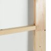Sada posuvných dveří Sada 2 Přírodní a bílá Dřevo 86 x 198.5 cm 3332423