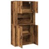 Highboard Staré Dřevo 80x33x150 cm inženýrské dřevo 3334336