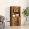 Highboard Staré Dřevo 80x33x150 cm inženýrské dřevo 3334336