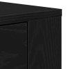 Highboard Černý dub 80x33x150 cm Kompozitní dřevo 3334345