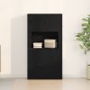 Highboard Černý dub 80x33x150 cm Kompozitní dřevo 3334345