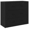 Highboard Černý dub 80x33x150 cm Kompozitní dřevo 3334345