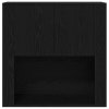 Highboard Černý dub 80x33x150 cm Kompozitní dřevo 3334345