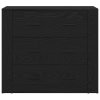 Highboard Černý dub 80x33x150 cm Kompozitní dřevo 3334345