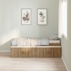 Postelový Rám Artisan Dub 90x200 cm 3335196