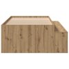 Postelový Rám Artisan Dub 90x200 cm 3335196