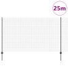 Svařovaný drátěný plot se 22 U sloupky Šedý 1.4x25 m Ocel 3336606