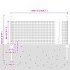 Svařovaný drátěný plot se 22 U sloupky Šedý 0.5x50 m Ocel 3336622