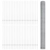 Plotové sloupky 22 ks U-Channel 140 cm pozinkovaná ocel 3337077