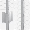 Plotové sloupky 22 ks U-Channel 140 cm pozinkovaná ocel 3337077