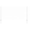 Plotové sloupky 22 ks U-Channel 140 cm z pozinkované oceli 3337079