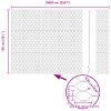 Plotové sloupky 22 ks U-channel 150 cm pozinkovaná ocel 3337081
