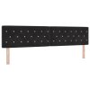 boxspring postel s matrací černá 200x200 cm samet 3339130