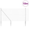 set plotových sloupů Set 2 Pozinkovaná ocel 10 x 1 m Odolný 3351926