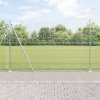 Svařovaný drátový plot se 7 sloupky s prolisem 1.6x10 m z pozinkované oceli 3352298