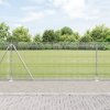 Svařovaný Plot se 13 Příčnými Sloupky 0.8x25 m Pozinkovaná Ocel 3352312