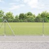 Svařovaný drátěný plot s 13 plochými sloupky 0.8x50 m Pozinkovaná ocel 3352350