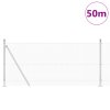 Oplocení z vlnitého drátu s 13 blatníkovými sloupky 1x50 m pozinkovaná ocel 3352351