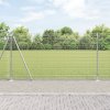 Svárkový drátěný plot s 13 sloupky s šroubovými otvory 1,2x50 m Pozinkovaná ocel 3352356
