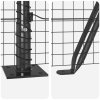 Svařované drátěné oplocení s 13 flanged posts šedá 1,2x50 m ocel 3352595