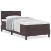 Boxspring postel s matrací tmavě hnědá 100x200 cm tkanina 3338590