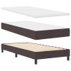 Boxspring postel s matrací tmavě hnědá 100x200 cm tkanina 3338590