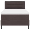 Boxspring postel s matrací tmavě hnědá 100x200 cm tkanina 3338590