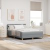 Postel s box springem s matrací Světle šedá 140x190 cm Textilie 3338839