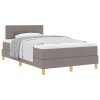 Boxspring postel s matrací Taupe 120x200 cm z tkaniny 3338913