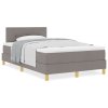Boxspring postel s matrací Taupe 120x200 cm z tkaniny 3338913