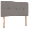 Boxspring postel s matrací Taupe 120x200 cm z tkaniny 3338913